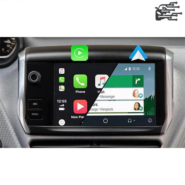 Apple Carplay et Android Auto pour Peugeot 208 de 2012 à 2016 avec système SMEG/SMEG+