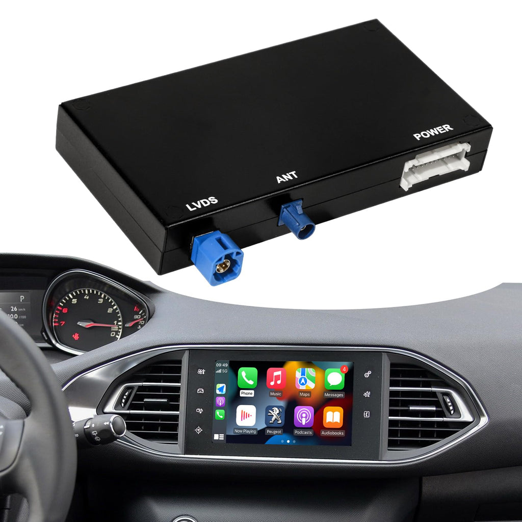 Apple Carplay et Android Auto pour Peugeot 308 de 2013 à 2017 avec système SMEG/SMEG+