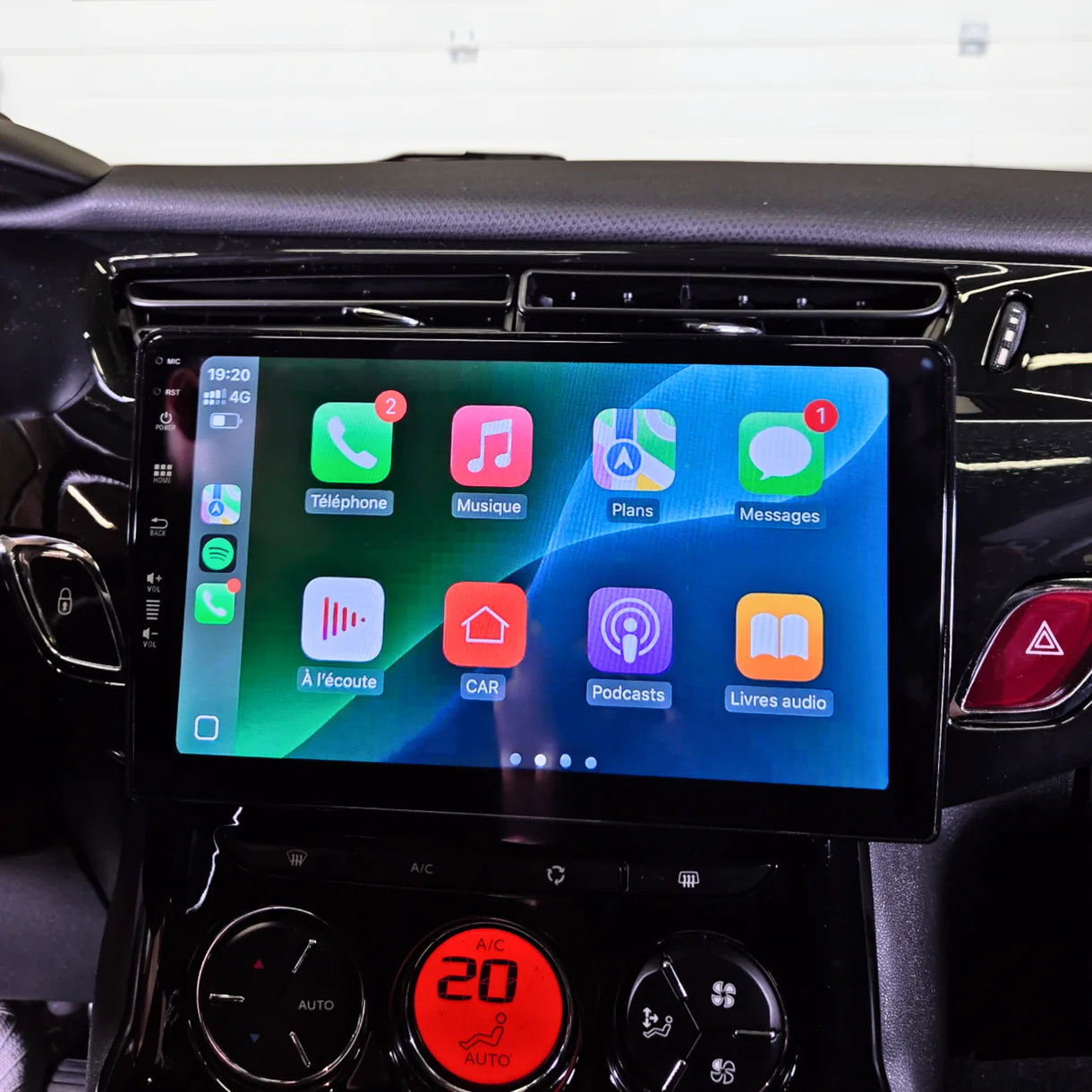 Autoradio GPS Android CITROËN C3 (2009-2016) avec CarPlay & Android Auto sans fil