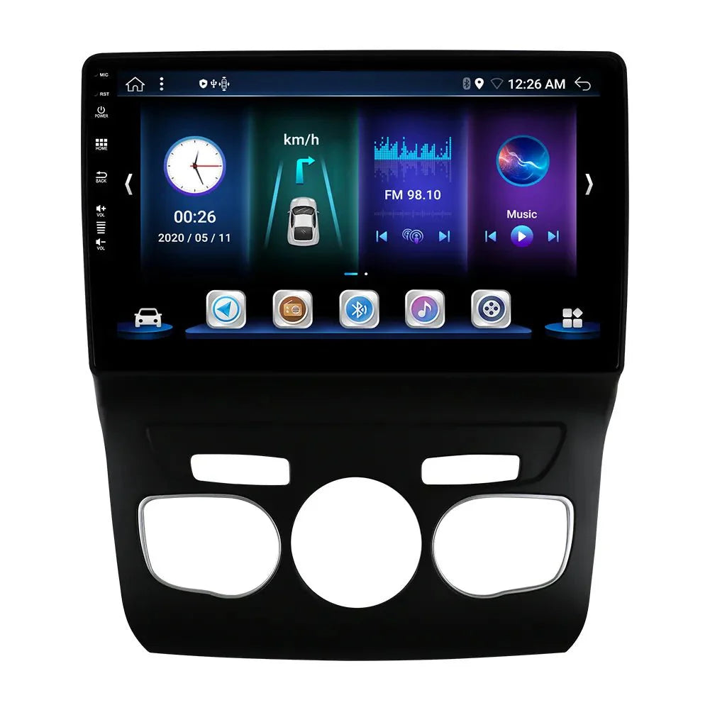 Autoradio GPS CITROEN C4 de 2011 à 2018 Version Android 13 avec Android Auto et Apple Carplay sans fil intégré