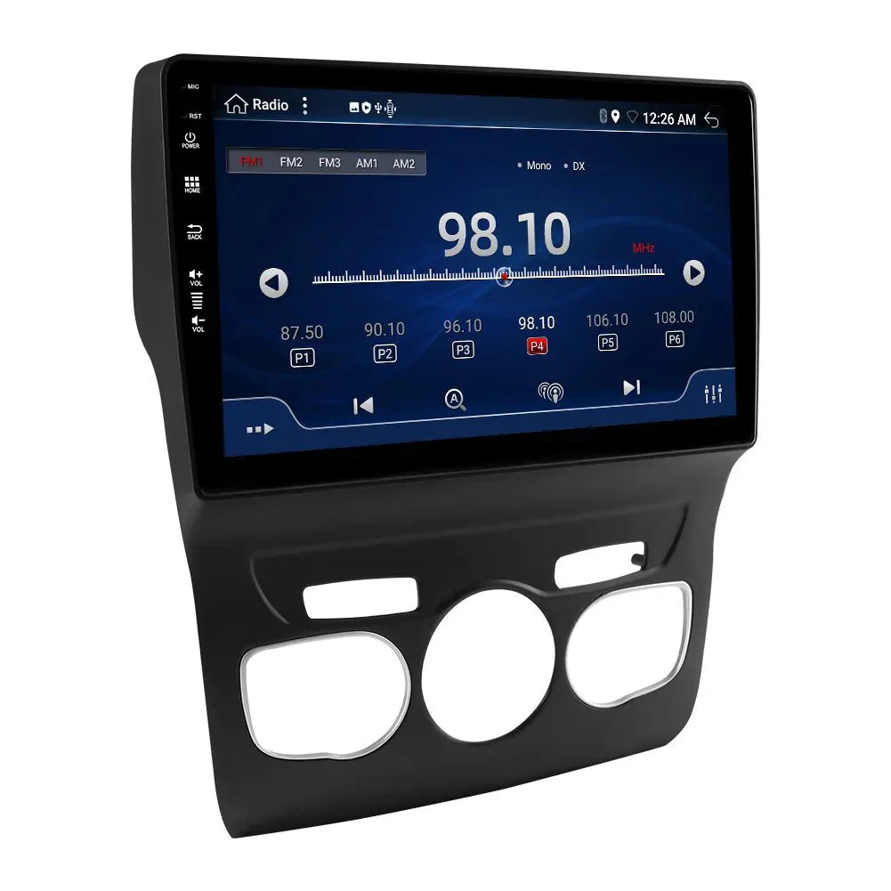 Autoradio GPS CITROEN C4 de 2011 à 2018 Version Android 13 avec Android Auto et Apple Carplay sans fil intégré