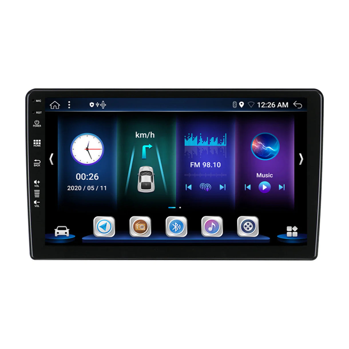 Autoradio GPS Citroën Berlingo II de 2008 à 2018 Version Android 13 avec Android Auto et Apple Carplay sans fil intégré