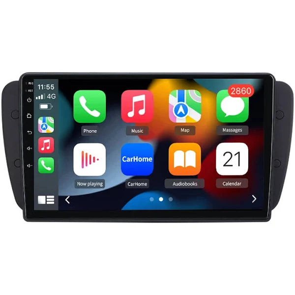 Autoradio GPS Android SEAT Ibiza (2008-2015) avec CarPlay & Android Auto sans fil